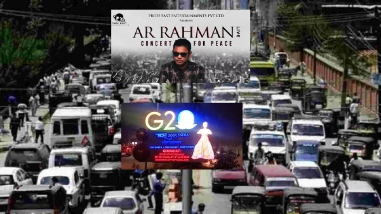 Guwahati Traffic Advisory issued for A R Rahman concert and G20 Summit