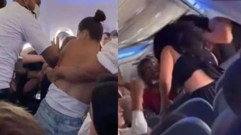 Insane: Video of women fighting, thrashing each other in flight over window seat goes viral, watch