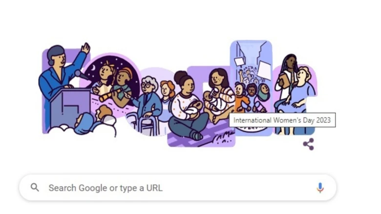 International Women's Day 2023: Google Doodle celebrates women who support each other on this special day