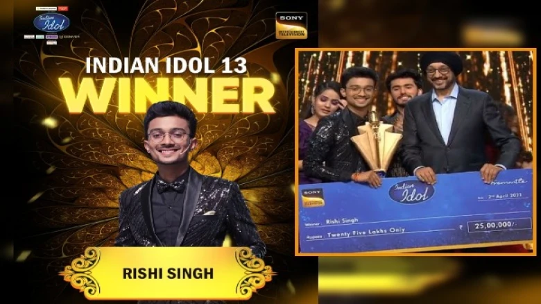 Heartthrob of millions of fans, Rishi Singh wins Indian Idol 13 and takes home a car and 25 lakh cash prize