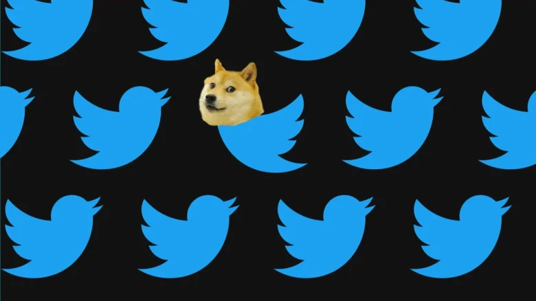 Elon Musk Swaps Twitter's Blue Bird Logo for a 'Doge' Meme