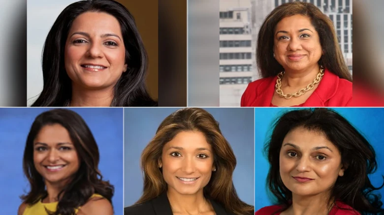 Five Indian-origin executives have been named to the list of the "100 Most Important Women in US Finance"