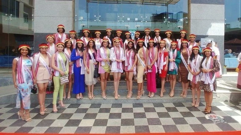 Femina Miss India Contestants Landed In Imphal For Grand Finale On April 15