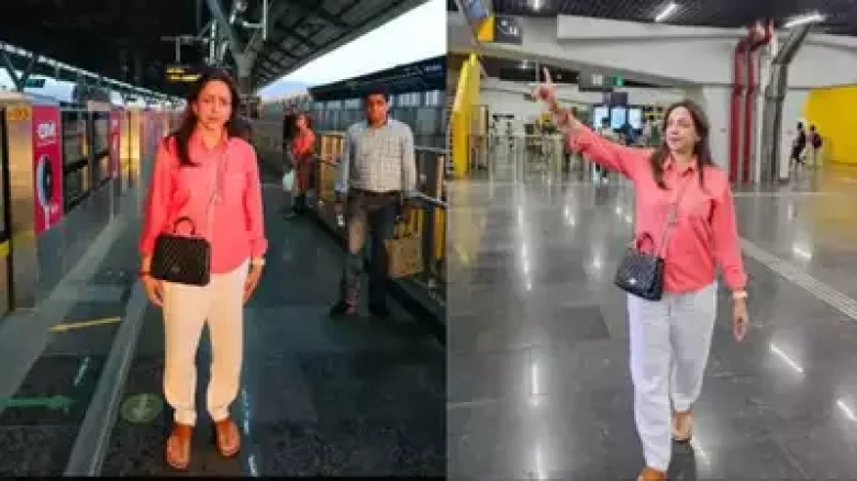Hema Malini Travels by Metro and Rickshaw in Mumbai, Netizens Call Her 'Down To Earth' after Photos went viral