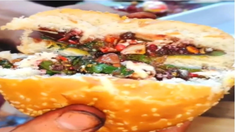 Bizarre food combo! Video of man making Paan Burger goes viral