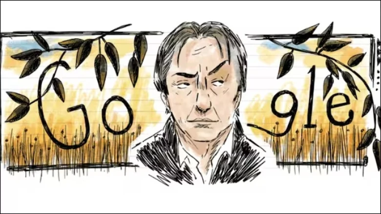Google pays unique tribute to Alan Rickman’s iconic Broadway performance with an amazing doodle