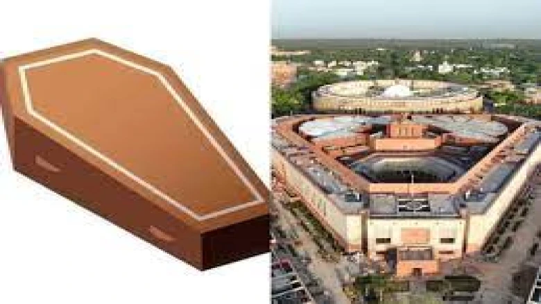 RJD makes 'coffin' jibe at new Parliament building; BJP says register 'treason charge'
