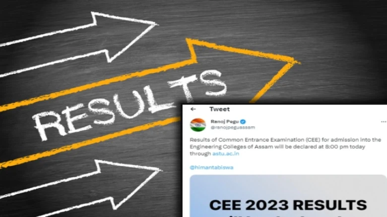 CEE 2023 results to be announced today, Tweets Assam Education Minister
