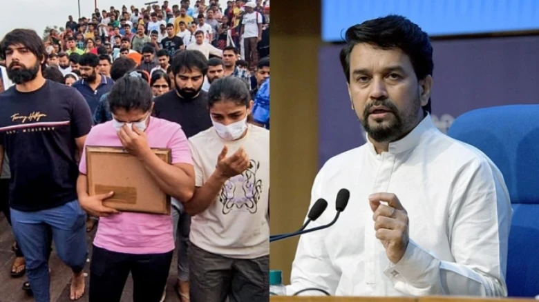 Government willing to have discussion with protesting wrestlers:  Sports Minister Anurag Thakur