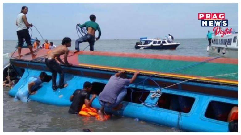 মৰ্মান্তিক! বিয়া খাই উভটি অহাৰ পথত নাও ডুবি সলিল সমাধি ঘটিল শিশুসহ এশৰো অধিক লোক, ক’ত?