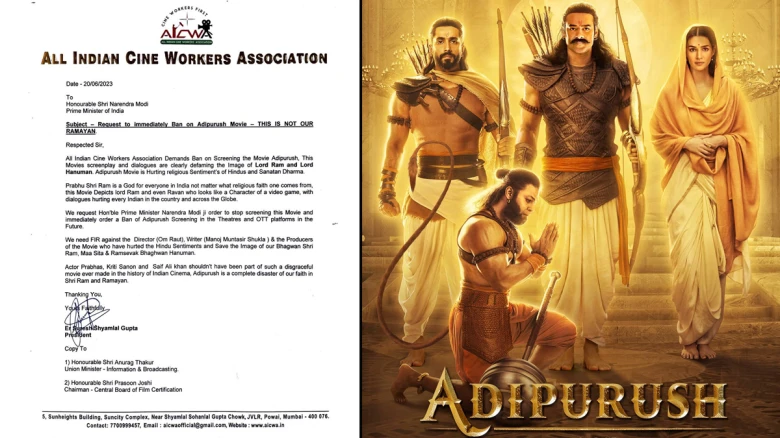 Adipurush: All India Cine Workers Association writes to PM Modi requesting a ban on the film