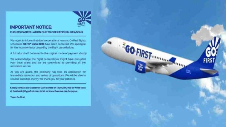 Flight cancellation extended by Go first aviation service till July 6, reasons Operational Concern