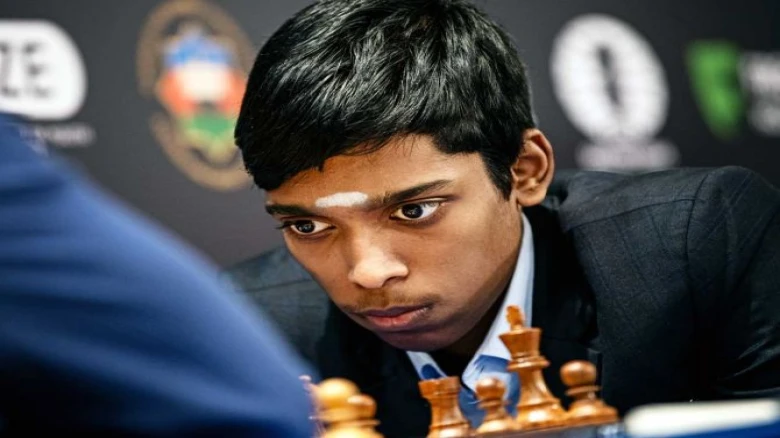 Indian chess prodigy 'Pragg' makes World Cup history against Magnus Carlsen