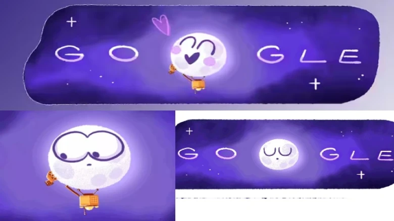 Google Doodle with an adorable animated video celebrates success of first landing on moon’s south pole