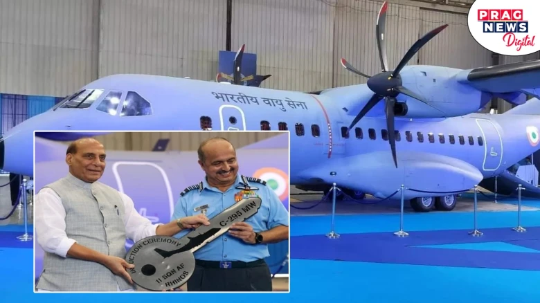 India's first C-295 aircraft formally inducted into IAF by Rajnath Singh