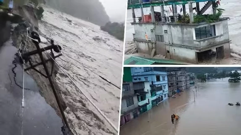 Sikkim flash floods: 23 soldiers missing; rescue operations underway
