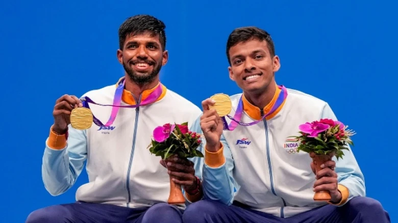 Gold medal in Asian Games winners Satwiksairaj Rankiredy and Chirag Shetty rise to No.1 spot in BWF rankings