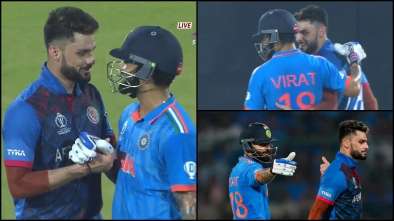 Virat Kohli and Naveen ul Haq close IPL fight with hug during India vs Afghanistan: Watch the video