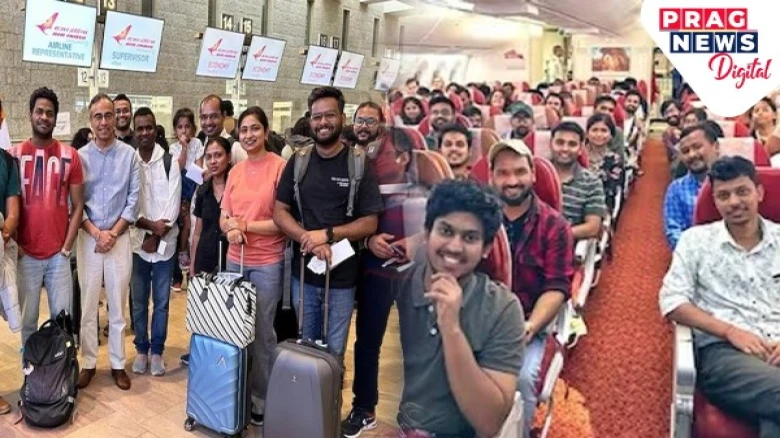 Israeli–Palestinian Conflict: First charter flight under Operation Ajay lands in Delhi, brings 212 Indians from Israel safely