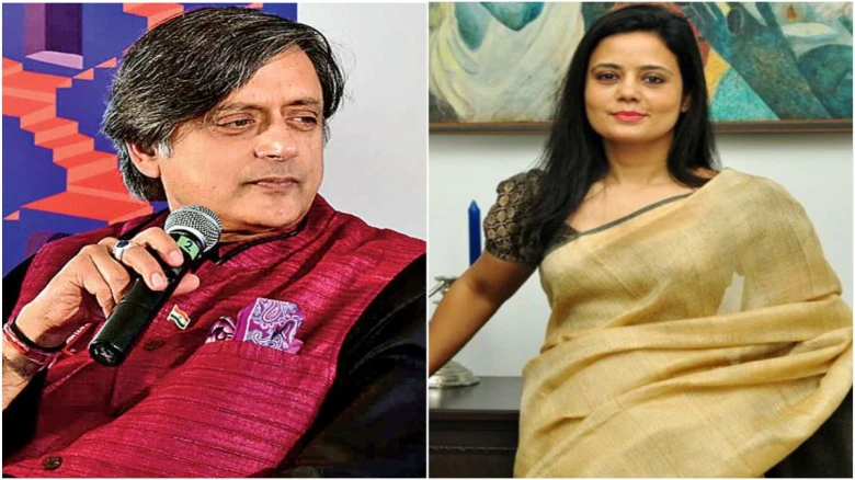 Cheap Politics: Shashi Tharoor On Cropped Pic With Mahua Moitra