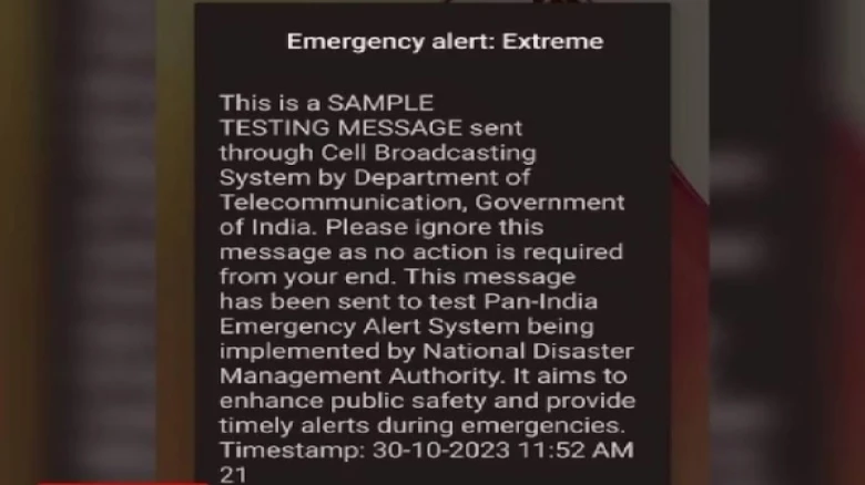 Received an 'Emergency Alert' on phone?  Know what is Cell Broadcast Alert System Testing