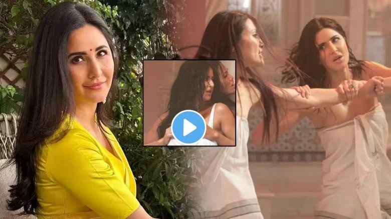 After Rashmika Mandanna Katrina Kaif Falls Victim To Deepfake Morphed Pic Of Towel Fight Scene 