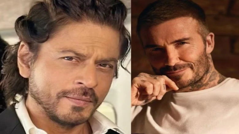 Shah Rukh Khan hosts David Beckham and, video goes viral of the legendary footballer arriving at Mannat