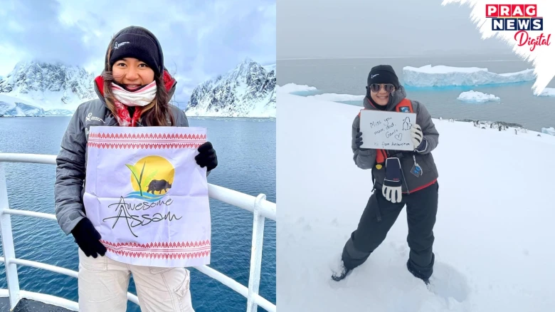 Proud! Assam girl Priyanka Das Rajkakati successfully completes voyage to Antarctica, promotes 'AwesomeAssam' from Southern hemisphere