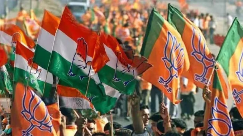 Assembly election results 2023: Three states for BJP in leads, Congress set to wrest Telangana