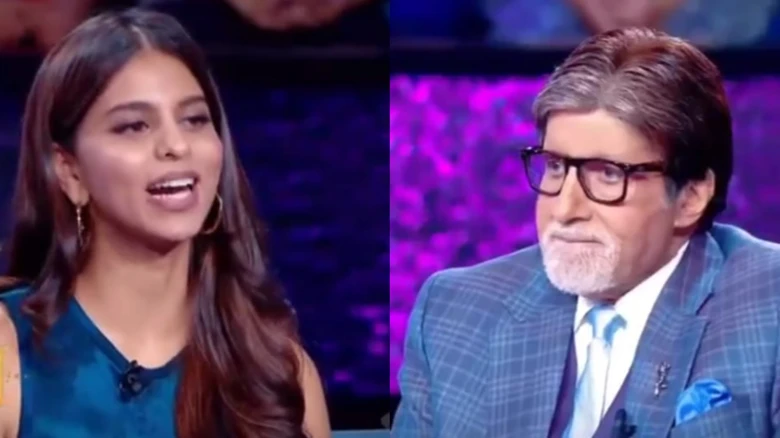 Suhana Khan gives wrong answer to question about Shah Rukh Khan on KBC 15, shocked Amitabh Bachchan says, ‘Beti ko nahi pata…’