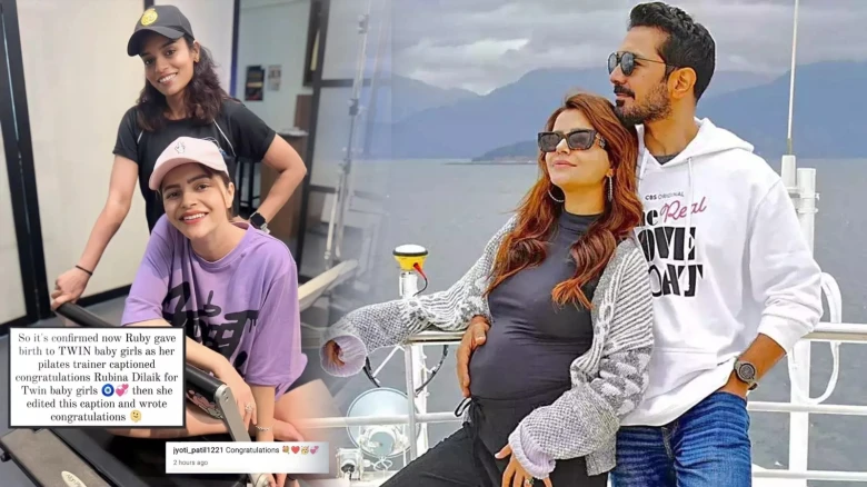 Rubina Dilaik and Abhinav Shukla blessed with twin baby girls? Gym trainer congratulates the couple
