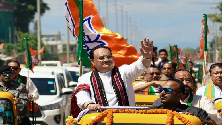 BJP national president JP Nadda to arrive in Nagaland to hold rally today