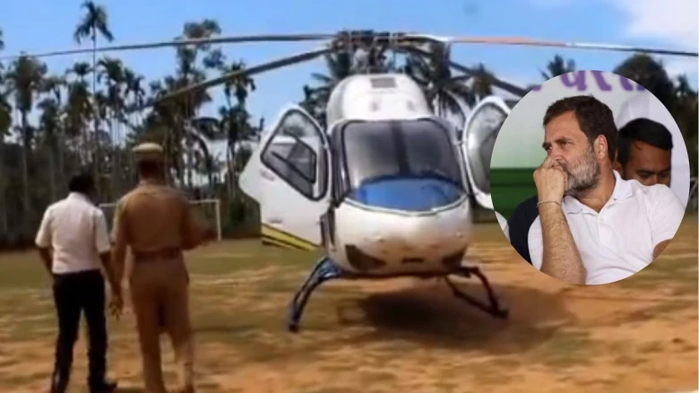 Rahul Gandhi's helicopter checked by poll officials in Tamil Nadu