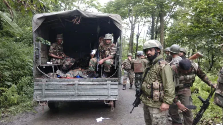 Armed miscreants ambush Assam Rifles vehicle in Tinsukia, heavy firing underway