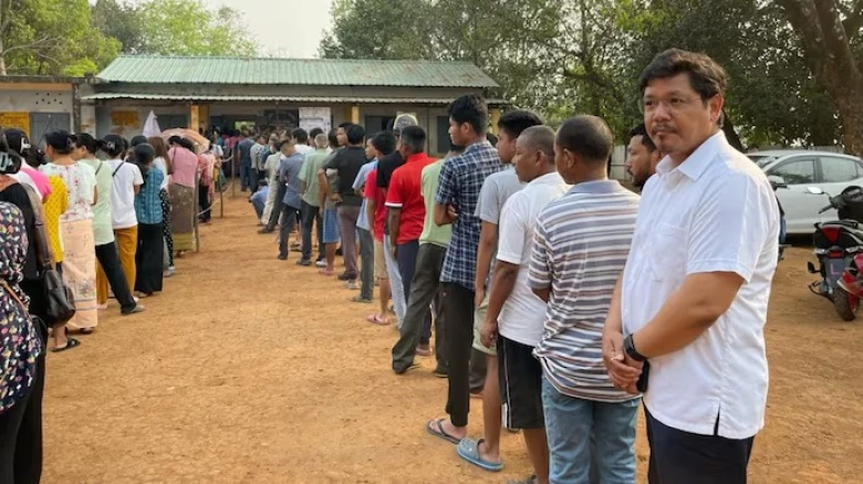 Lok Sabha polls 2024: Strong turnout in Arunachal Pradesh despite rain; CM Conrad K Sangma among first to vote in Meghalaya