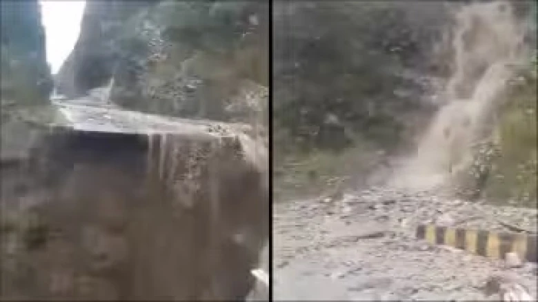 Massive landslide hits Arunachal, washes away part of highway