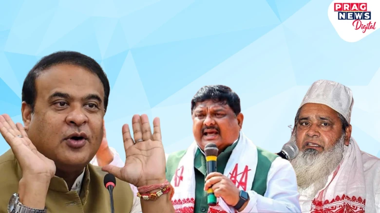 "Voting for Ajmal and Rakibul is like expecting milk from male cow," says Assam CM
