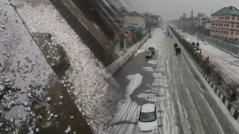 Heavy Hailstorm wreaks havoc across Manipur, video goes viral
