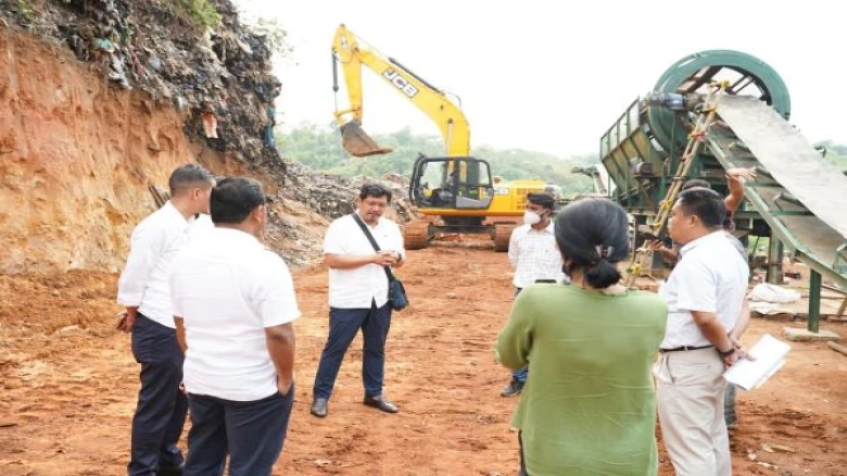 Meghalaya's Waste Management Upgrade: Chief Minister Oversees Installation of Segregation Machine