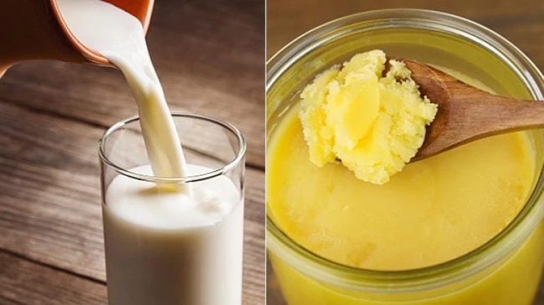 Know the benefits of adding 1 tsp of Ghee to warm milk before bed