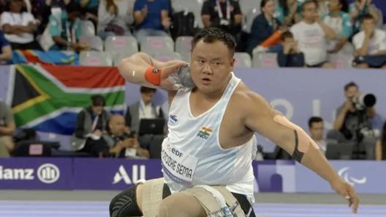 Nagaland’s Hokato Hotozhe Sema scripts history, wins Bronze at Paris Paralympics