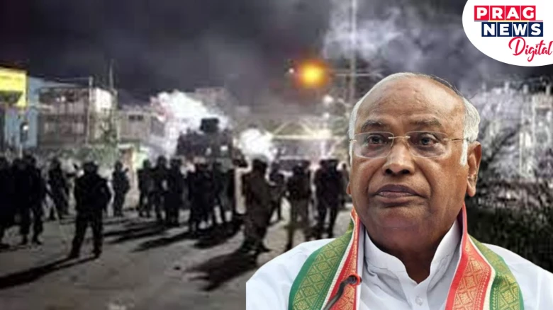 "PM Modi's failure in Manipur is unforgivable," INC president Kharge on Manipur violence