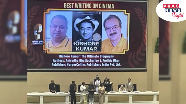 The Legendary Kishore Kumar’s Biography Bags the Title of Best Book on Cinema.