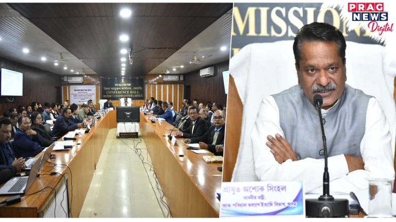 Minister Ashok Singhal Reviews Health Departments Across Seven Districts of Upper Assam