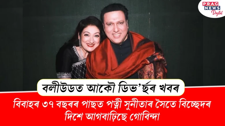 বিবাহ বিচ্ছেদৰ দিশে আগবাঢ়িছে গোবিন্দা আৰু সুনীতা