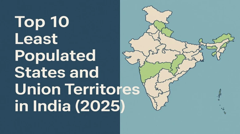 Top 10 Least Populated States and Union Territories in India (2025)