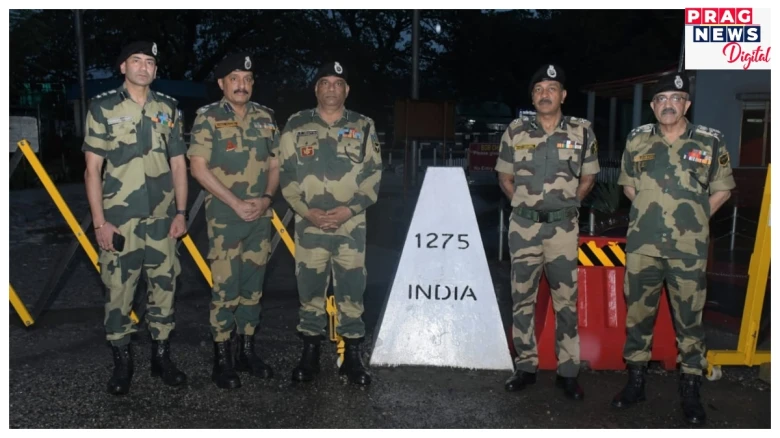BSF ADG Mahesh Kumar Aggarwal Reviews Border Security in Meghalaya During Four-Day Visit