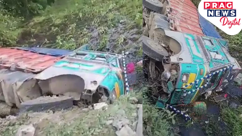 Truck Overturns in Mirza, Kamrup District; Two Injured
