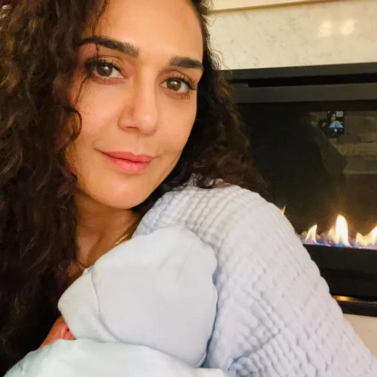 Preity Zinta Shares First Picture with her New Born Baby, Netizens Flooded with Wishes