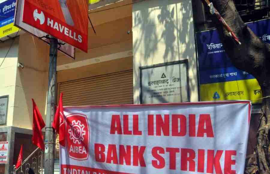 two-day strike countrywide bank strike - To protest anti-worker policies of governments